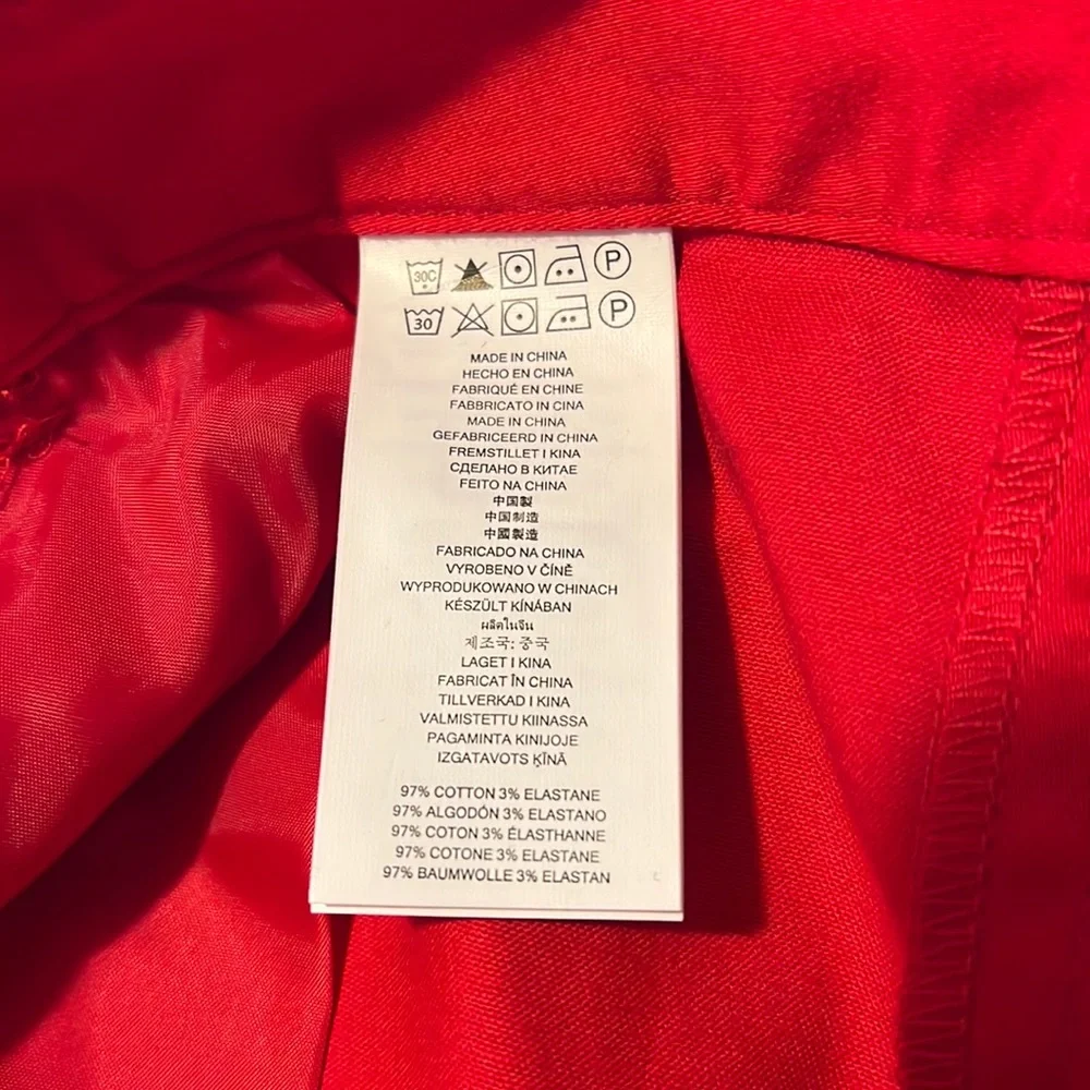 MICHAEL Michael Kors Red Straight-Leg Pants